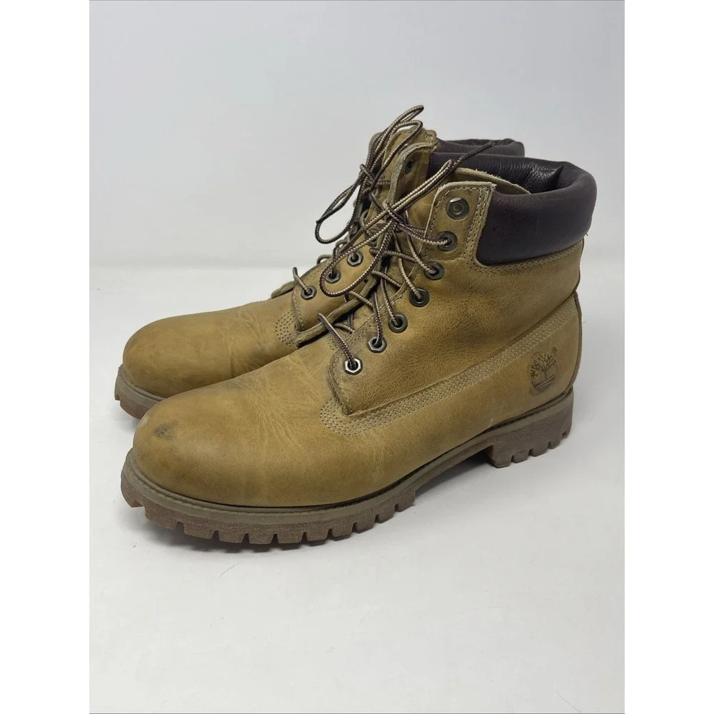 Timberland Premium Wheat Nubuck Waterproof Boots Mens 11 Style 27092